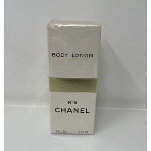 Vintage Chanel No 5 Paris Body Lotion Pre-Barcode 7 oz | 207 ml Sealed NOS